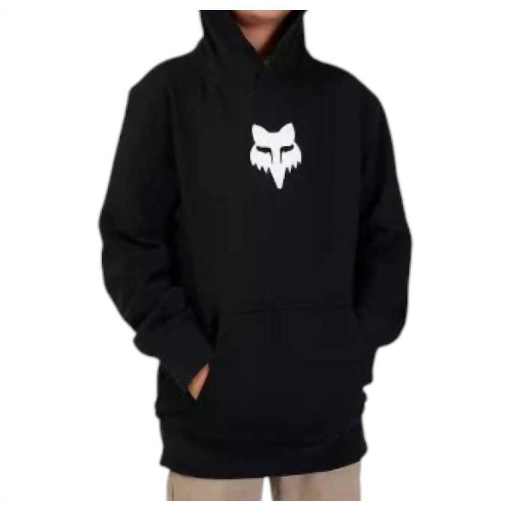 NEW FOX RACING youth legacy hooded pullover in black